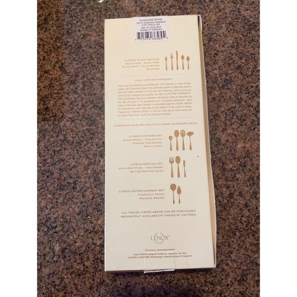 Lenox Continental Dining 5-Piece Place Setting - Service for One New in Box - Picture 4 of 5